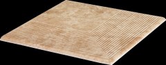 Paradyz Ilario Beige Stopnica Narozna lépcsőlap 30 x 30