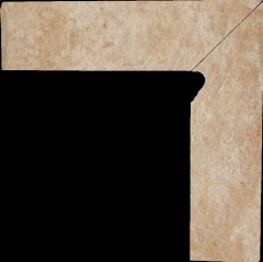 Paradyz Ilario Beige Cokol Prawy lábazati elem 8,1 x 30