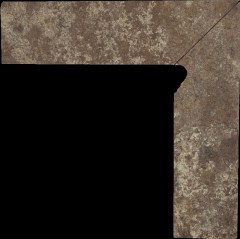 Paradyz Ilario Brown Cokol Prawy lábazati elem 8,1 x 30