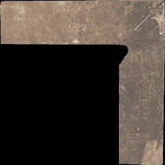 Paradyz Scandiano Ochra Prawy lábazati elem 8,1 x 30