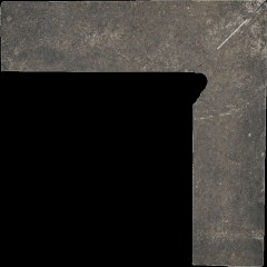 Paradyz Scandiano Brown Prawy lábazati elem 8,1 x 30