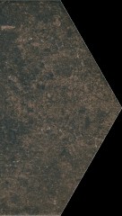 Paradyz Scandiano Brown Polowa padlódekor 14,8 x 26