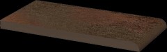 Paradyz Semir Brown Parapet lépcsőlap 10 x 20