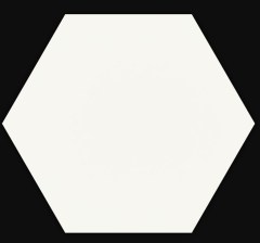 Paradyz Shiny Lines Bianco Heksagon Gres Mat falicsempe 19,8 x 17,1