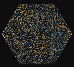 Paradyz Urban Colours Blue Inserto Szklane Heksagon A dekorcsempe 17,1 x 19,8