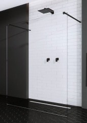 Radaway Modo X Black I 140 Walk-in zuhanyfal