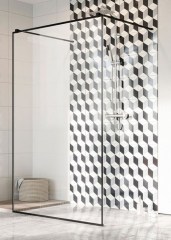 Radaway Modo X Black I 140 Frame Walk-in zuhanyfal