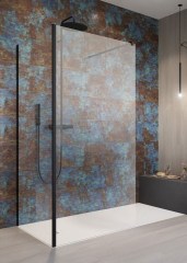 Radaway Modo New IV 100 Walk-in fekete zuhanyfal