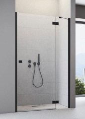 Radaway Essenza New Black DWJ 120 B fekete zuhanyajtó