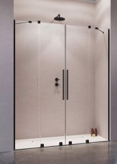 Radaway Furo Black DWD 130 zuhanyajtó