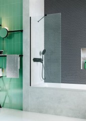 Radaway Modo New Black PNJ 60 fekete kádparaván