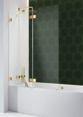 Radaway Essenza Pro Gold PND II 100 B arany kádparaván