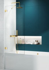 Radaway Essenza Pro Gold PNJ II 90 arany kádparaván