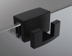 Radaway Törölközőtartó fekete