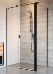 Radaway Nes Black KDS II 110 J átlátszó szögletes zuhanykabin