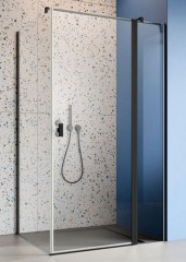 Radaway Nes Black KDJ II 100 J átlátszó szögletes zuhanykabin