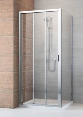 Radaway Evo DW 75 átlátszó szögletes zuhanykabin