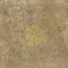 Roberto Cavalli Metal Soul Logo Araldico Brass padlólap 80x80 cm