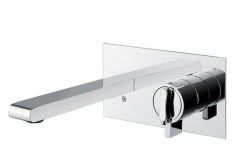 Bugnatese Stone 9352 - termosztátos fali mosdócsaptelep 15,5 cm-es kifolyóval