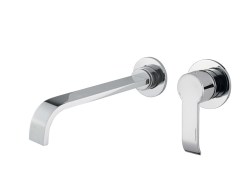 Bugnatese Tess 9645SC - fal alatti mosdócsaptelep 21 cm kifolyóval klikk-klakk leeresztővel