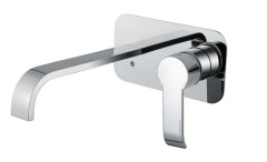 Bugnatese Tess 9647SC - fal alatti mosdócsaptelep 20 cm kifolyóval klikk-klakk leeresztővel