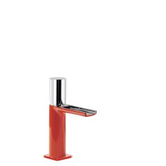 Tres Loft Colors egykaros mosdó csaptelep, cascade kifolyóval red-chrome 20011002RO