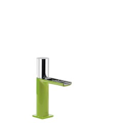 Tres Loft Colors egykaros mosdó csaptelep, cascade kifolyóval green-chrome  20011002VE