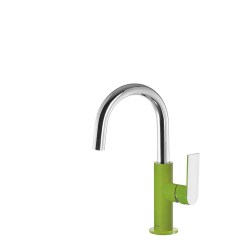 Tres Loft Colors egykaros mosdó csaptelep green-chrome  20020504VE