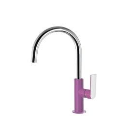 Tres Loft Colors egykaros, magasított mosdó csaptelep purple-chrome 20020505VI