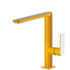 Tres Loft Colors egykaros, magasított mosdó csaptelep amber-chrome 20020502AM