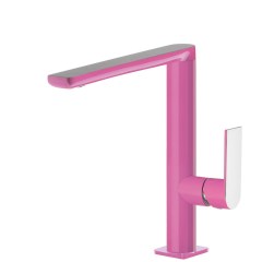 Tres Loft Colors egykaros, magasított mosdó csaptelep fuchsia-chrome 20020502FU