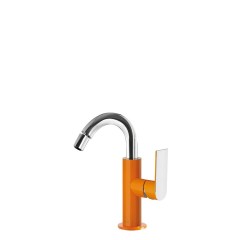 Tres Loft Colors egykaros bidé csaptelep leresztő nélkül orange-chrome 20022401NA