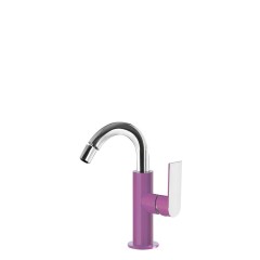 Tres Loft Colors egykaros bidé csaptelep leresztő nélkül purple-chrome 20022401VI