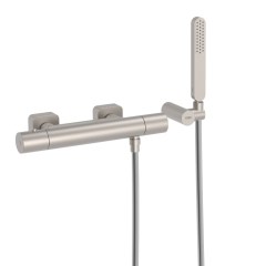 Tres Loft Colors fali termosztátos zuhany csaptelep, kézizuhannyal, steel 20016409AC