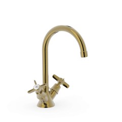 Tres Clasic kétkaros mosdó csaptelep bronz 24210901LV