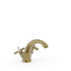 Tres Clasic kétkaros mosdó csaptelep matt bronz 24210201LM