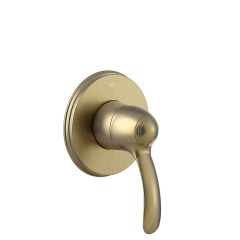 Tres Clasic falba süllyesztett, egyutas zuhany csaptelep matt bronz 24217701LM