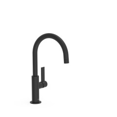 Tres Project-Tres egykaros, magasított mosdó csaptelep matt fekete 21190501NM