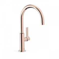 Tres Project-Tres egykaros, magasított mosdó csaptelep rose gold 21190501OP
