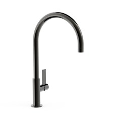 Tres Project-Tres egykaros, magasított (418 mm) mosdó csaptelep metallic black 21190601KM