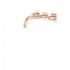 Tres Project-Tres fali, kétkaros mosdó csaptelep rose gold 21115101OP