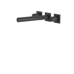 Tres Project-Tres fali, kétkaros mosdó csaptelep (kifolyó 206 mm) matt fekete 21175201NM