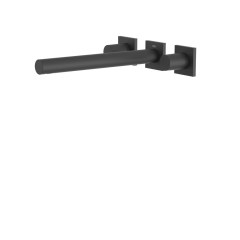 Tres Project-Tres fali, kétkaros mosdó csaptelep (kifolyó 247 mm) matt fekete 21175301NM