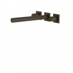 Tres Project-Tres fali, kétkaros mosdó csaptelep (kifolyó 247 mm) black bronz 21175301KMB