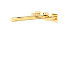 Tres Project-Tres fali, kétkaros mosdó csaptelep (kifolyó 247 mm) arany 21175301OR