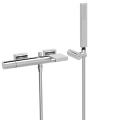 Tres Project-Tres fali egykaros kádtöltő csaptelep, kézizuhannyal króm  21117001