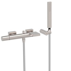 Tres Project-Tres fali egykaros kádtöltő csaptelep, kézizuhannyal steel 21117001AC