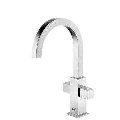 Tres Cuadro-Tres kétkaros, magasított mosdó csaptelep króm 108606