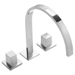 Tres Cuadro-Tres peremre ültethető kétkaros mosdó csaptelep króm 00810501