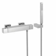 Tres Cuadro-Tres fali termosztátos  zuhany csaptelep, kézizuhannyal  króm 1071649